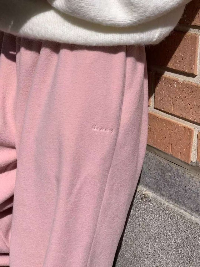 (予約) AREING / Mix fleece pants 4color