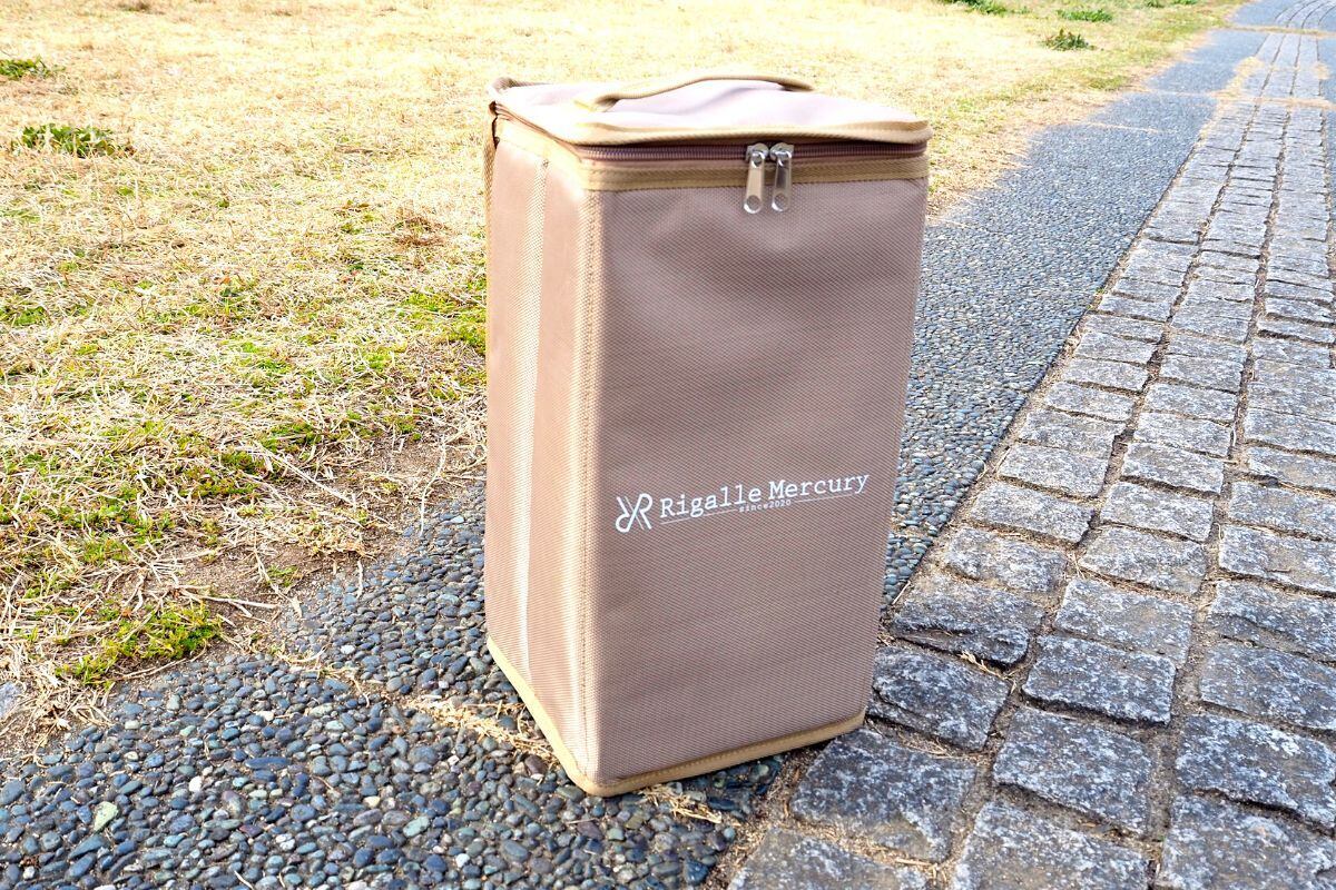 アウトレット Rigalle Mercury ランタンケース 大型 約20㎝(幅)x20㎝(奥行)x37㎝(高)【ベージュ】