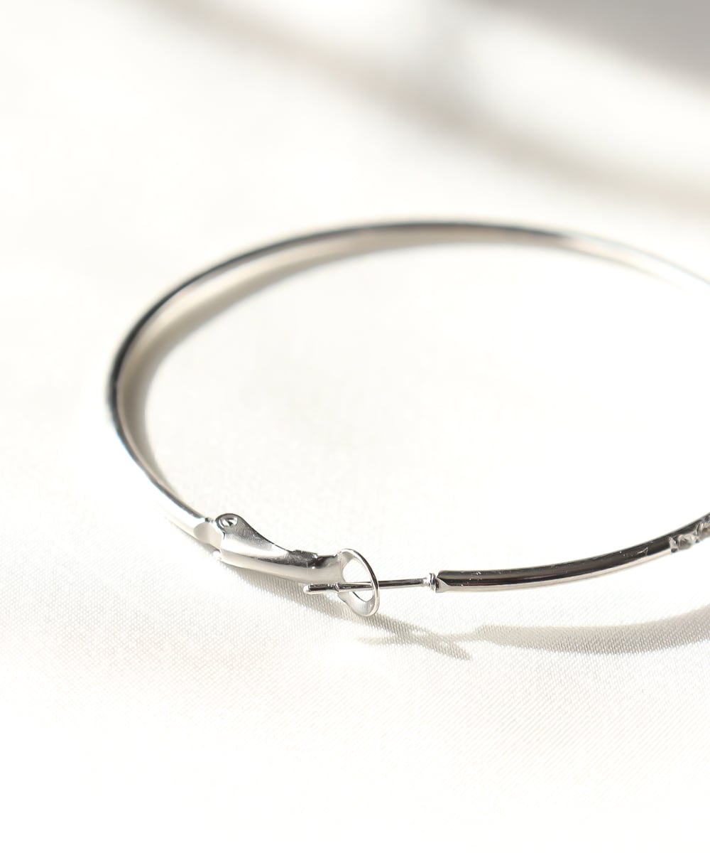 サージカルステンレス フープピアス