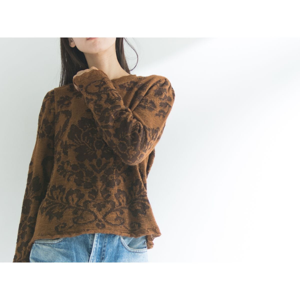 【MADE IN ITALY 】KENZO PARIS wool mohair pull-over knit tops（ケンゾー オールド ウール モヘア ニットトップス）11d