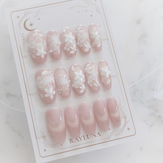 #605 ／XY174 繰り返し使えるネイルチップ