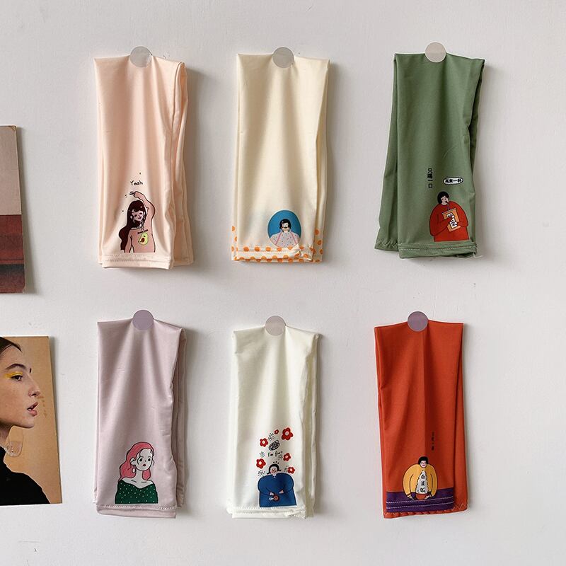 サマーアーム薄手グローブ 夏物 シルク ブラック・アイド・ピーズ61724838008