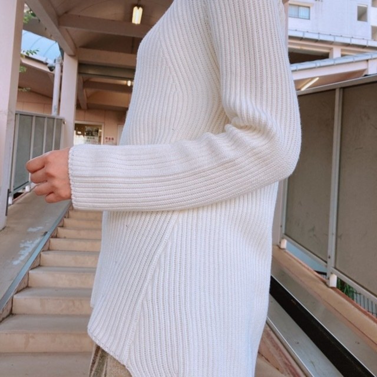 Universal tissu　ペンギンニット　オフホワイト【送料無料】【SALE】