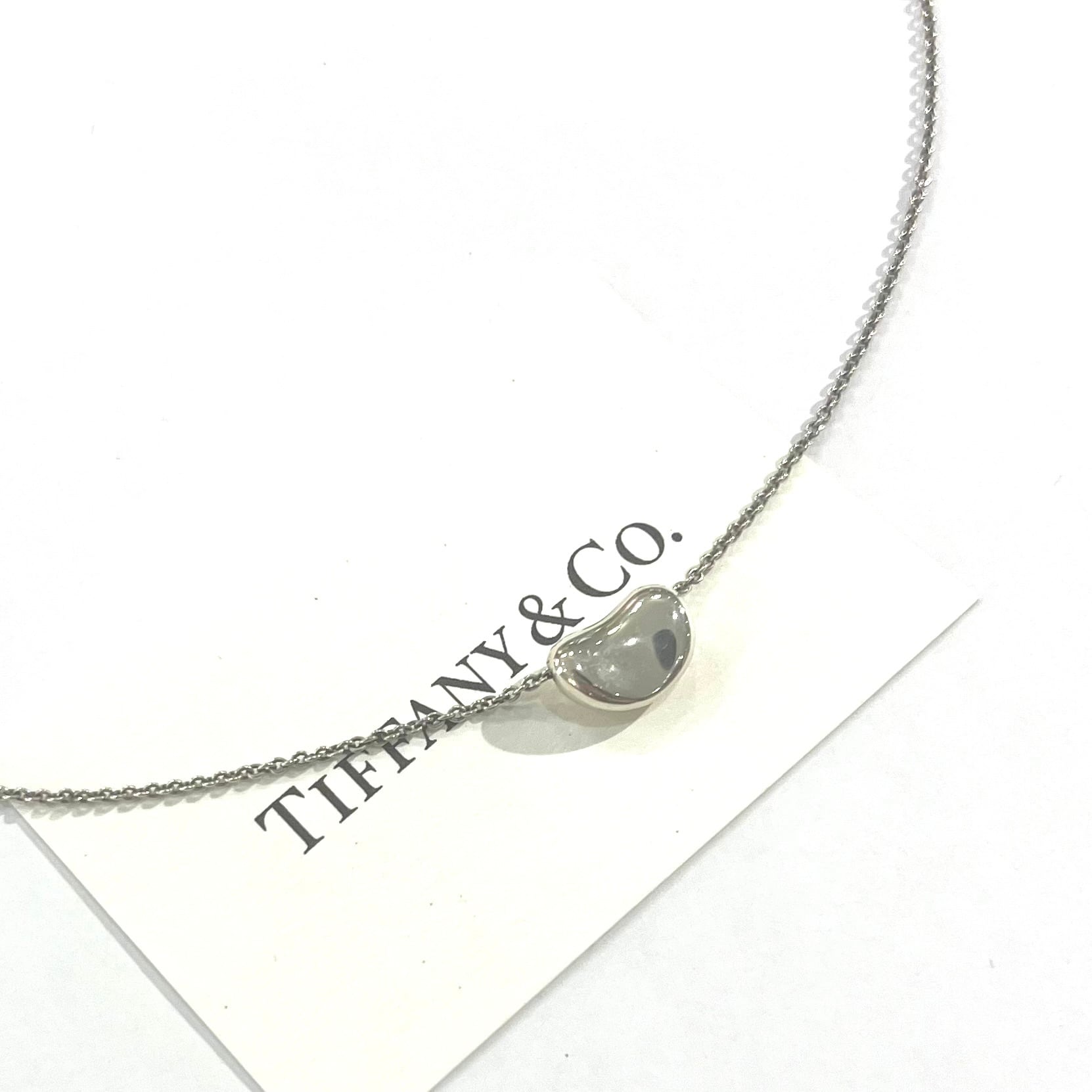 TIFFANY&CO.】2518 幸福ミニビーン ネックレス／Elsa Peretti／自然美