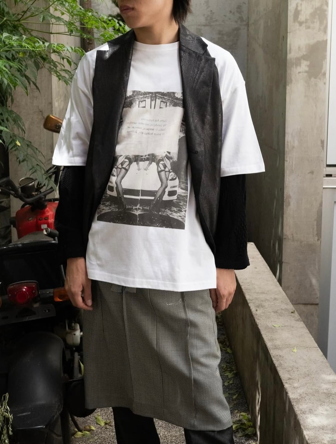 NOBNAGA Paris × Zenji Fujiyama /  Print T-Shirt  espi&   (221059)