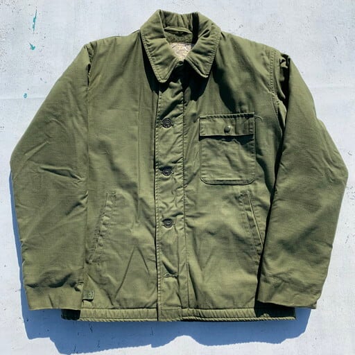 70s US.NAVY A-2デッキジャケット ヴィンテージ ミリタリー