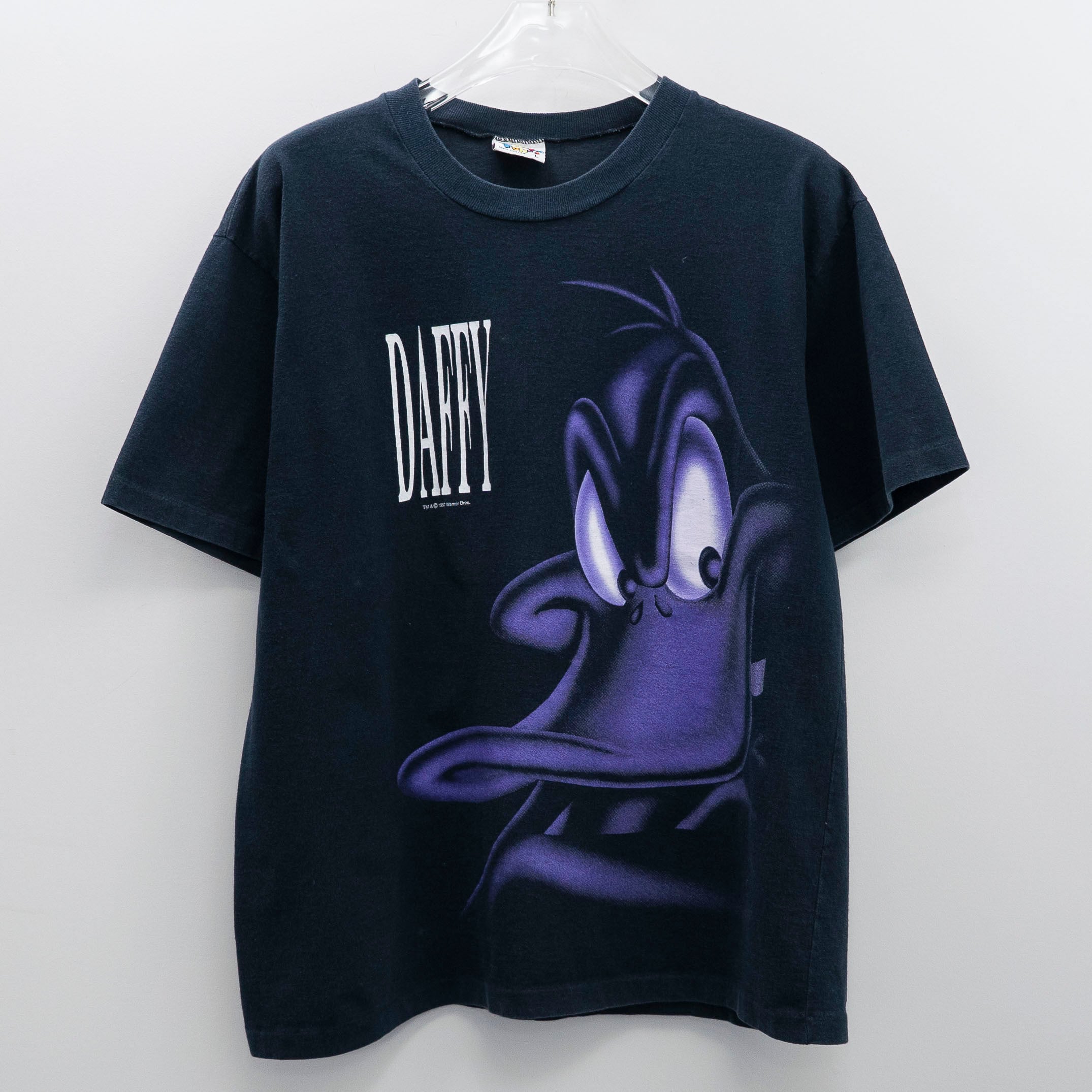 Looney Toons " Daffy " Original Tag L【A1-103】