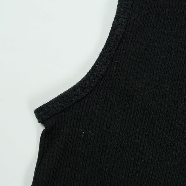 Size【M】 CHROME HEARTS クロム・ハーツ HAIRY CROSS RIB TANK BLACK