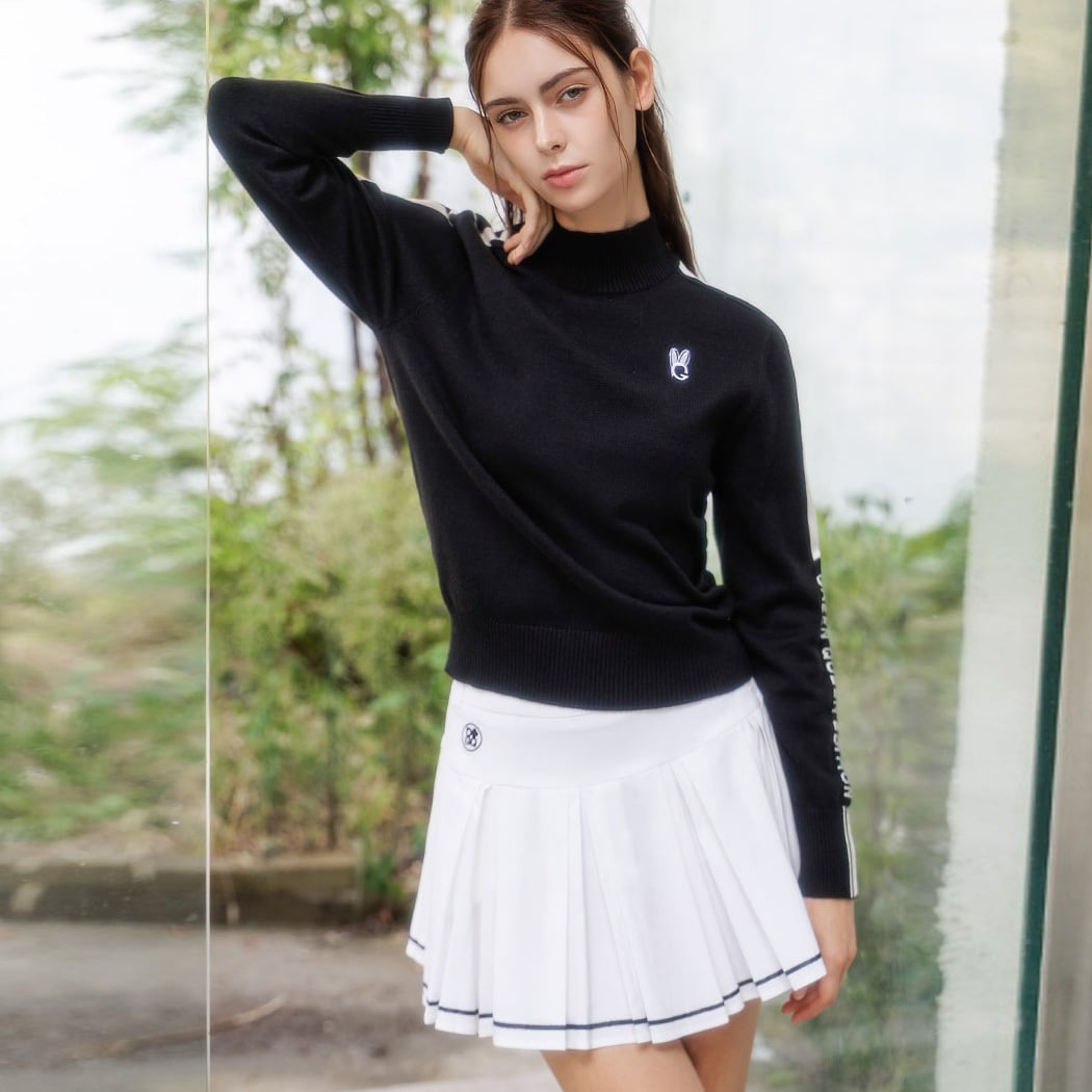 G/QUEENウエストラインレタリングプリーツ ゴルフスカート | Festa Golf