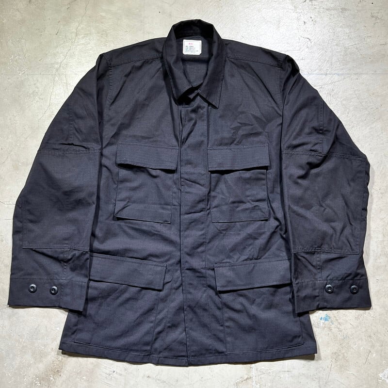 美品】アメリカ軍 BLACK357 M-S BDUジャケット ブラック357