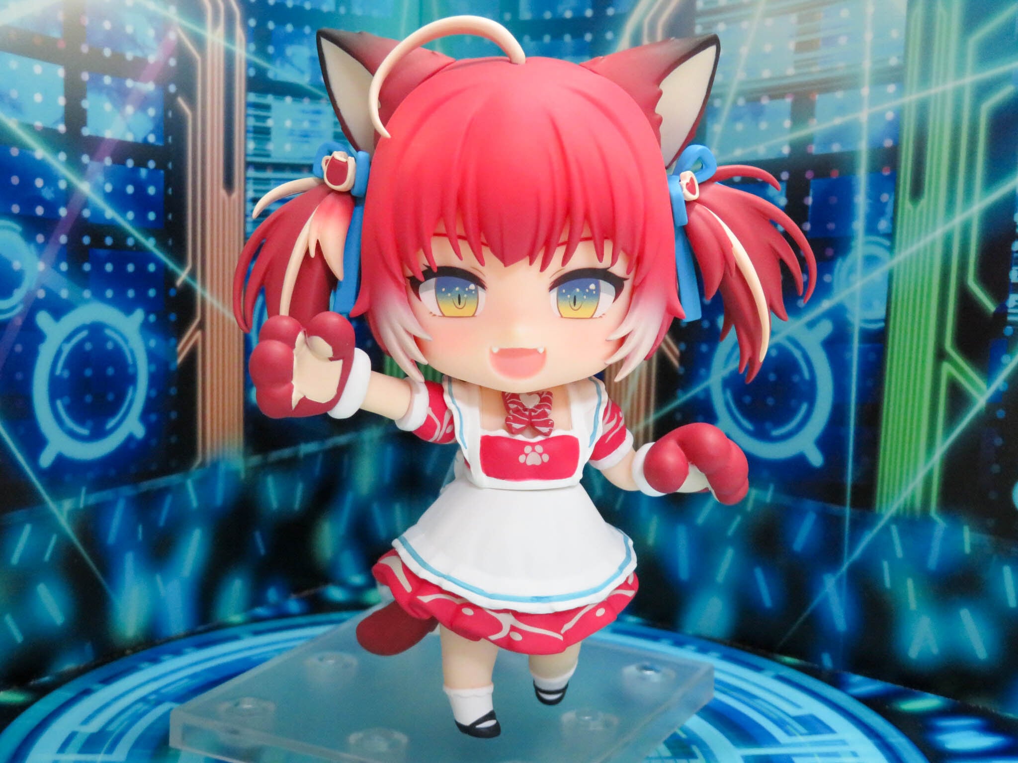 2709】 赤見かるび 髪パーツ ネコ耳ピッグテール ねんどろいど