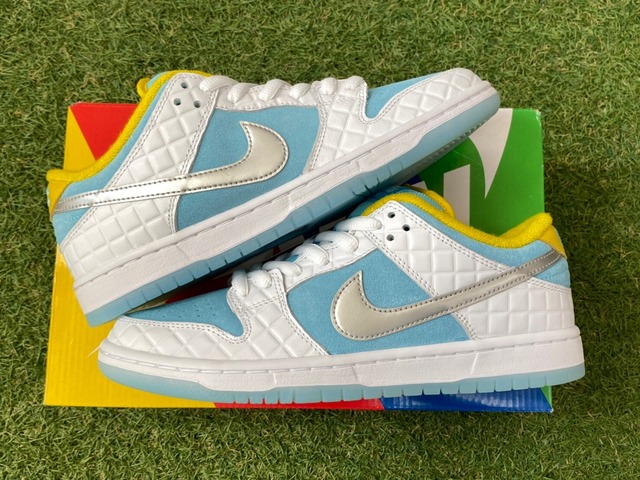 NIKE × FTC SB DUNK LOW PRO QS LAGOON PULSE DH7687-400 26cm 00310