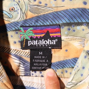 美品 M マヒマヒ 95年 Patagonia パタゴニア パタロハ 総柄 アロハシャツ pataloha mahimahi