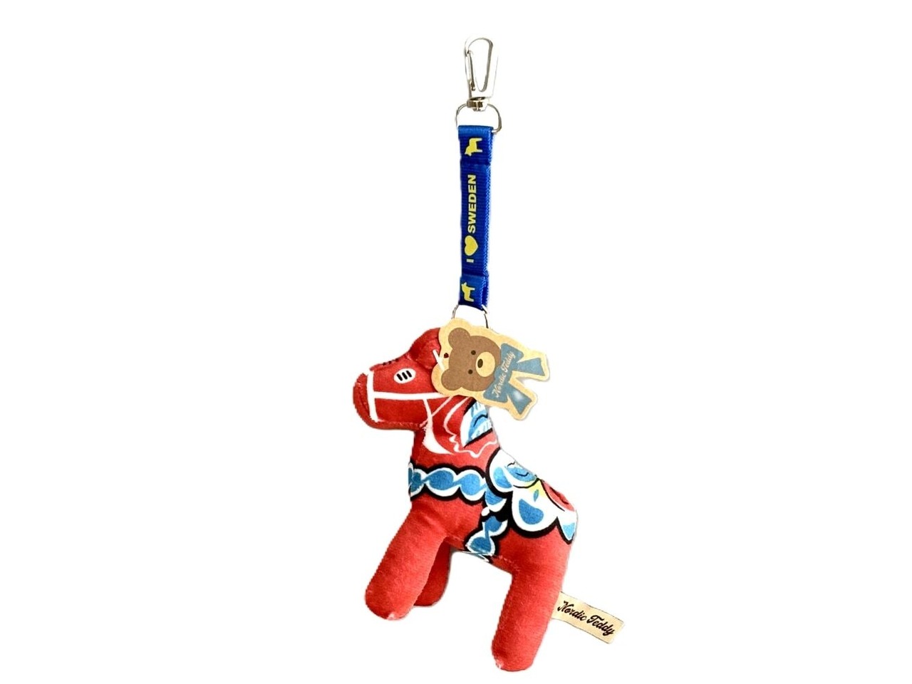 【NORDIC SOUVENIR】カラビナ付きダーラヘストバッグアクセサリー