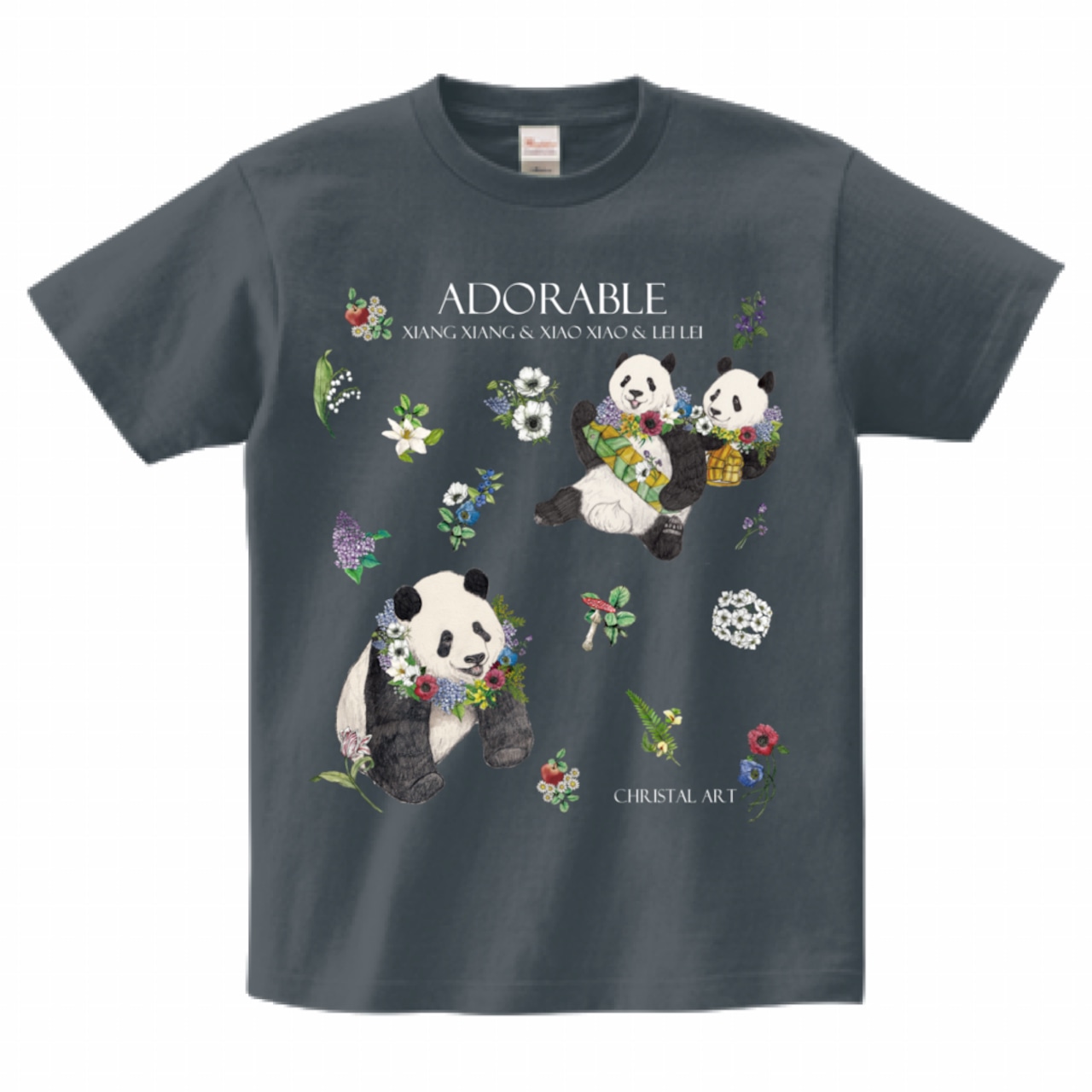 ◆受注生産◆6月Anniversary柄◆花輪シャンシャンとシャオレイ