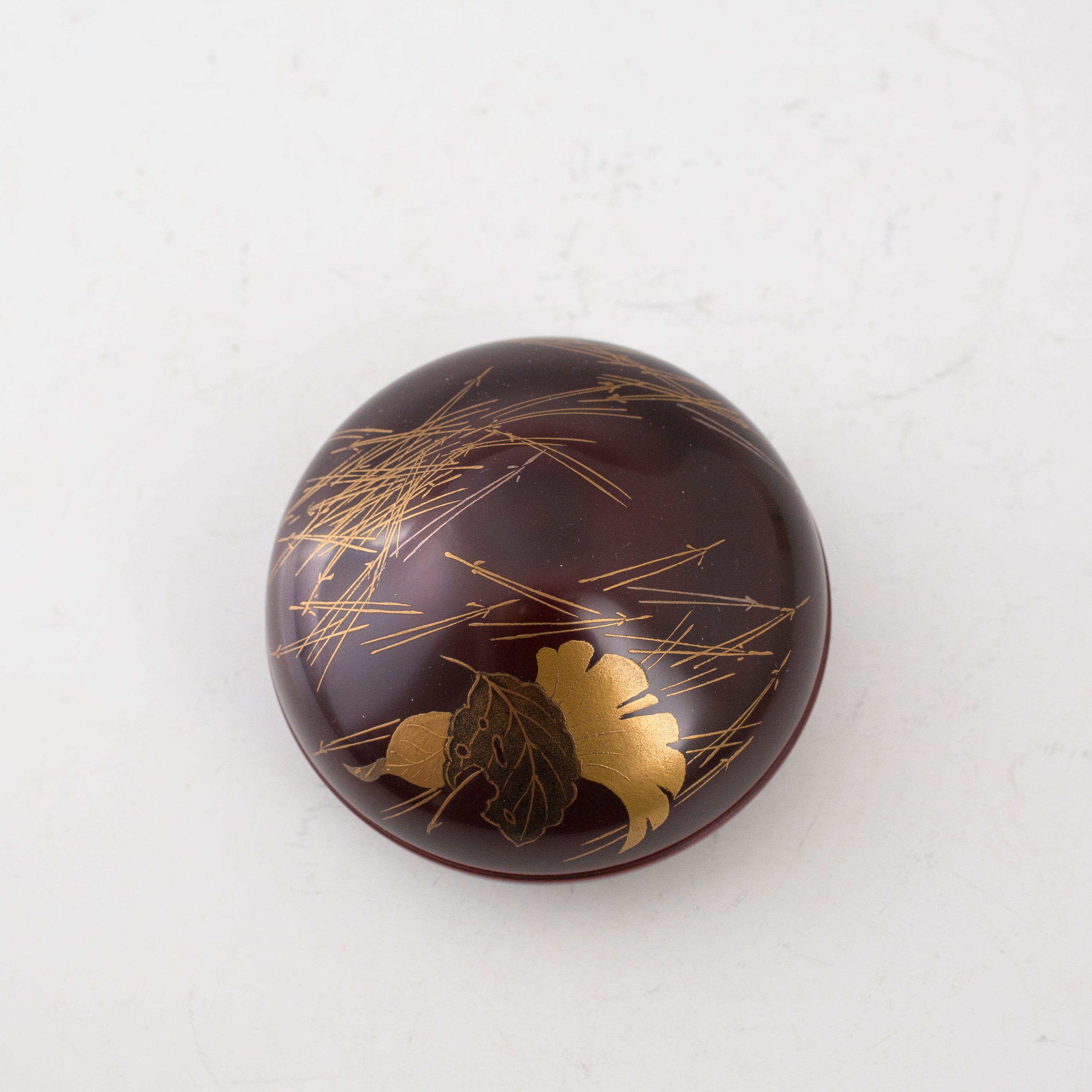 吹寄蒔絵 宝珠 香合 川瀬表完 京塗 表派 塗師 京都漆芸 茶道具 香道具