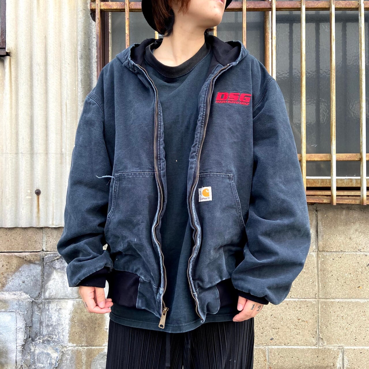 Carhartt USA製 アクティブジャケット ワークジャケット パーカー裏