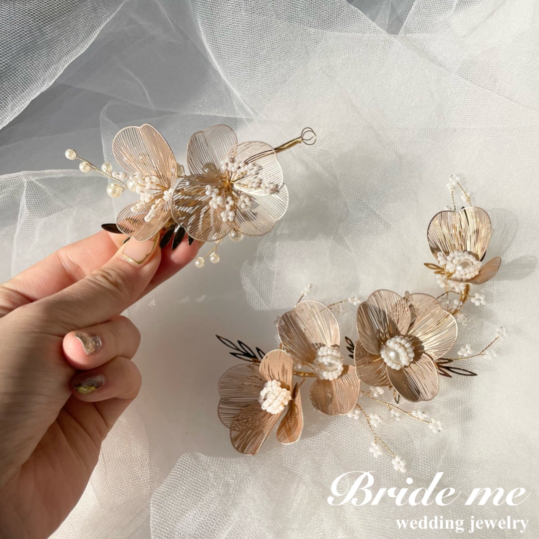 4点セット　ブライドミー　brideme HD-144】ヘアアクセサリー（2SET） | BRIDE ME