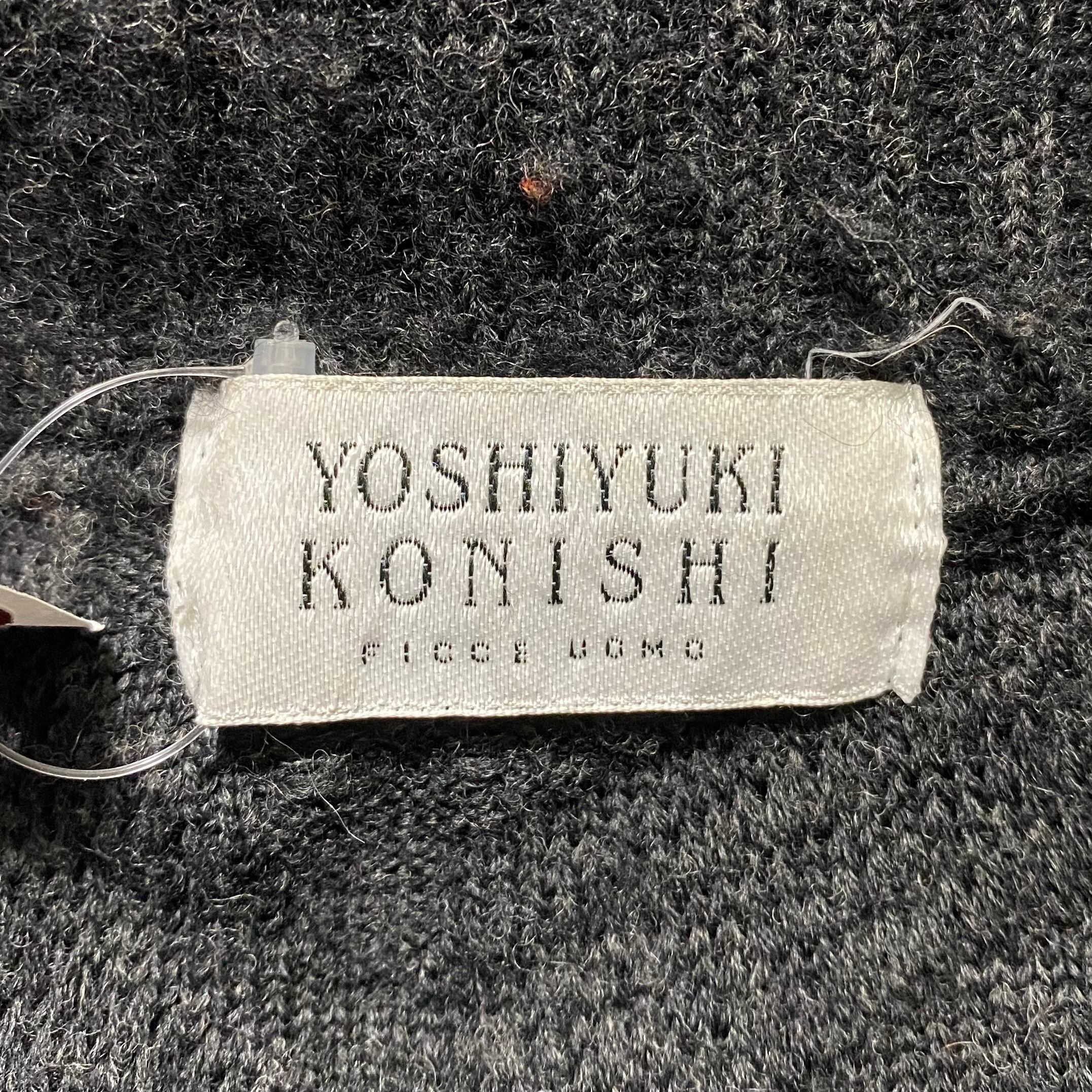 vintage YOSHIYUKI KONISHI unique knitting coat | NOIR ONLINE