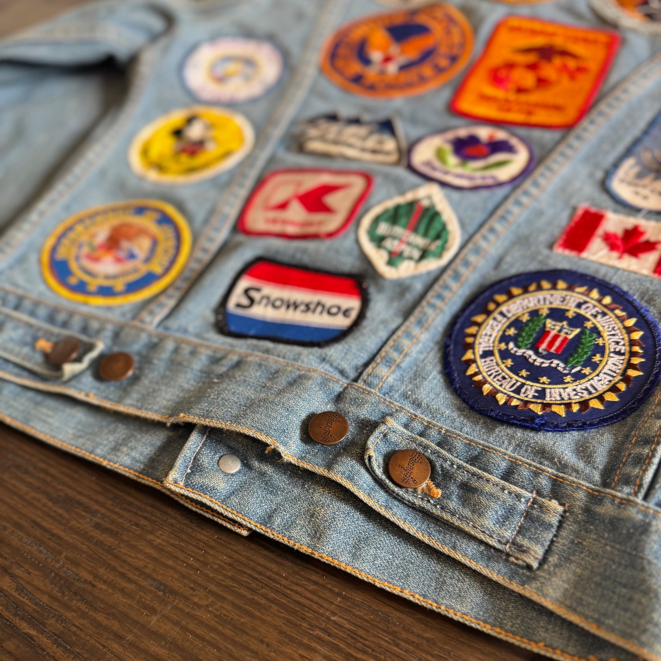 70s ”Wrangler” ワッペン デニムジャケット | American Wave, Vintage Shop