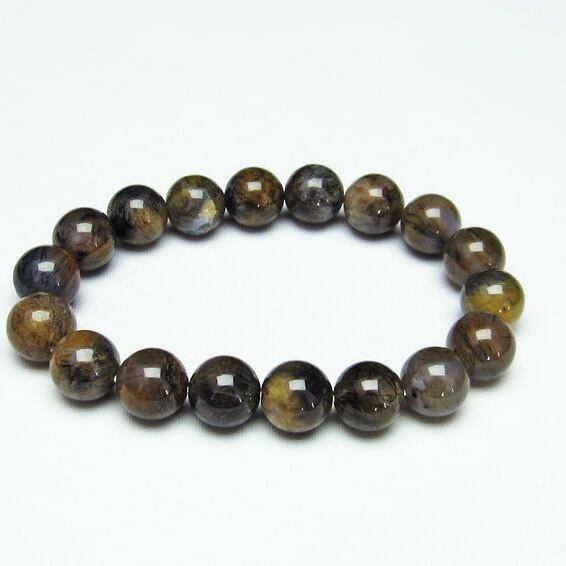 ルチルインアゲート ブレスレット 12mm [M便 1/10] 111-11206