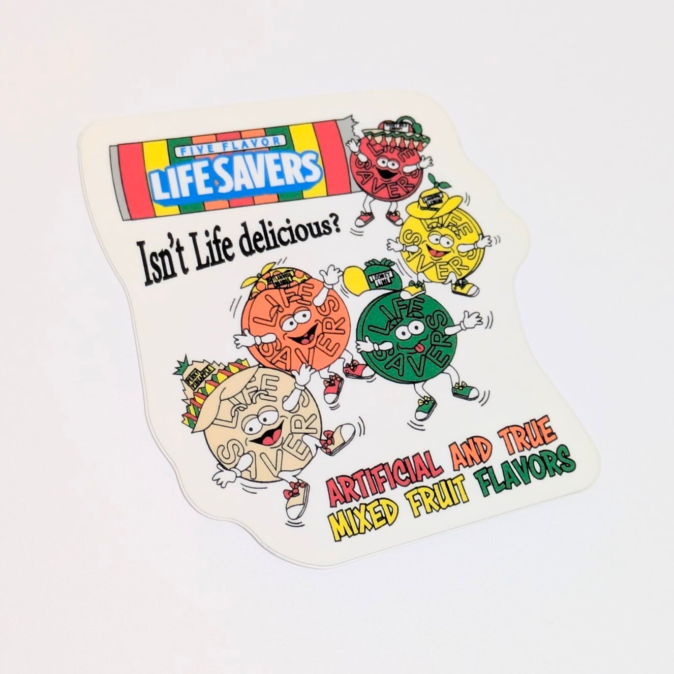 送料無料！【 LIFE SAVERS ( ライフセーバーズ ) 】American Company Characters STICKER / ステッカー〚アメリカン雑貨 アメトイ〛