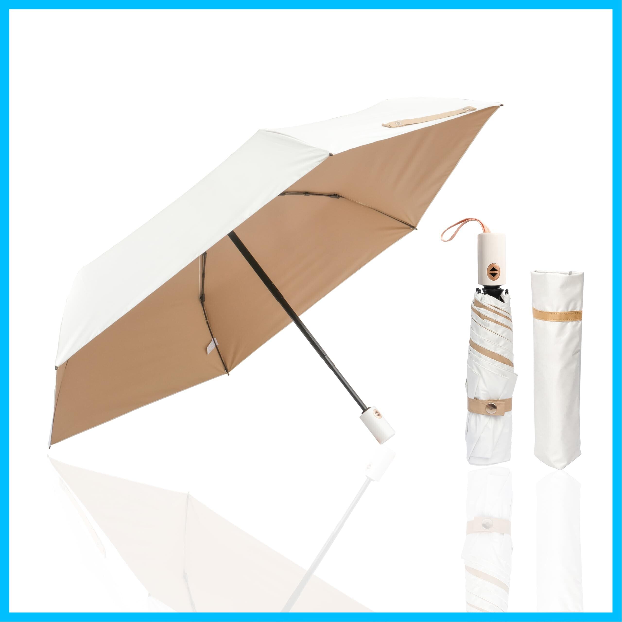 2025】最強の日傘 日傘 UVO（ウーボ）CALM 3段折 無地 ミニ ライト