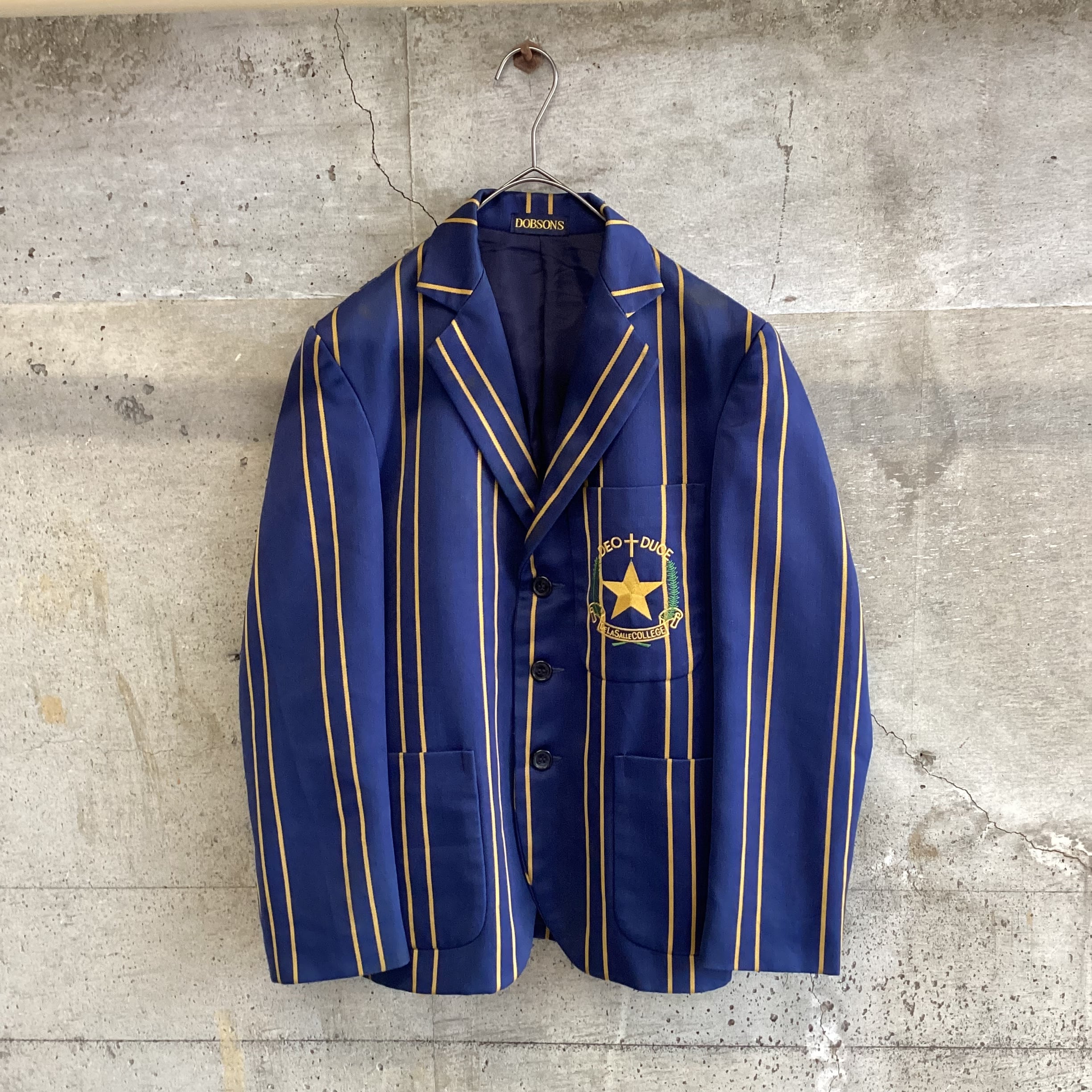 striped school jacket