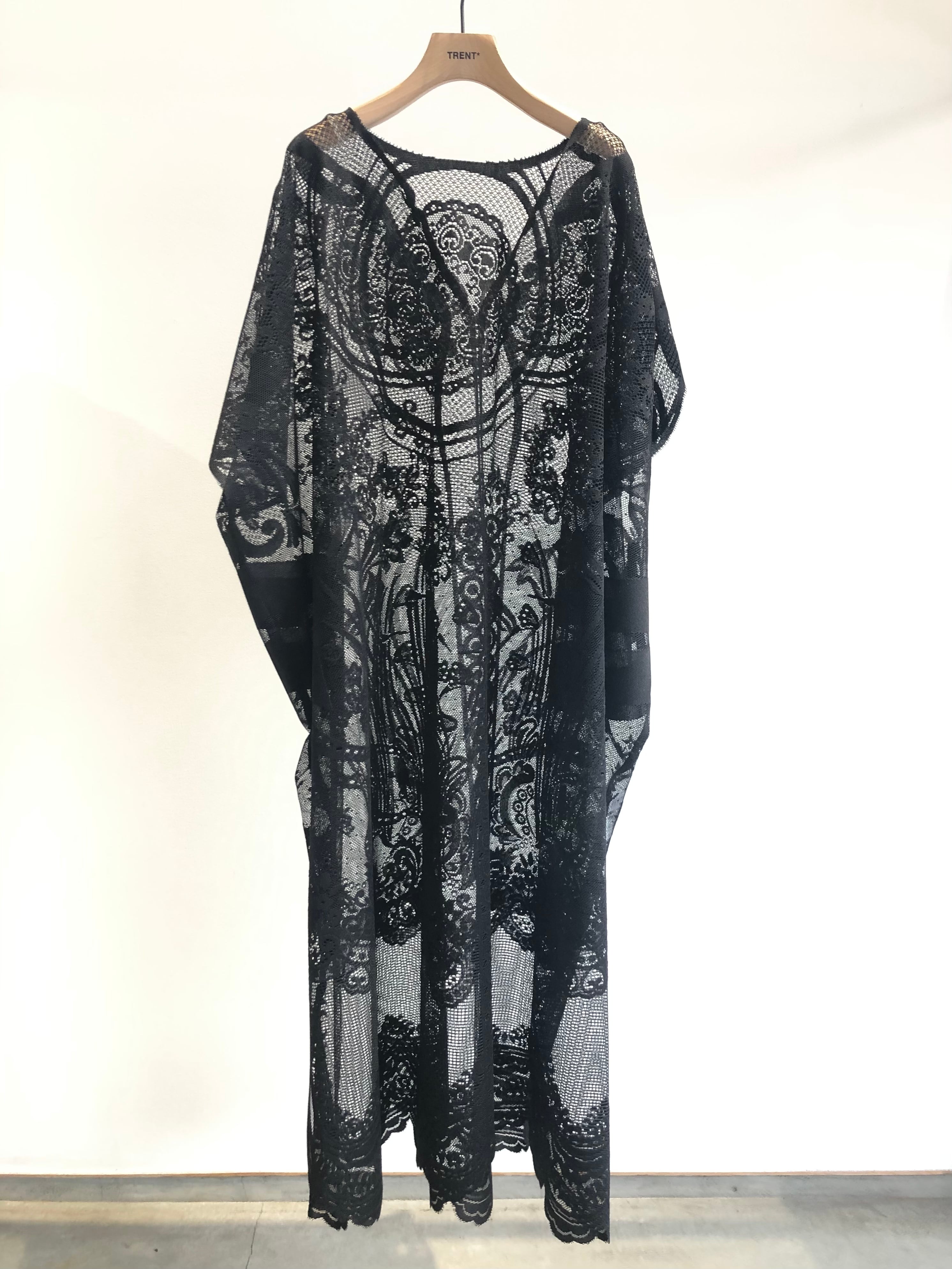 コットン mame Curtain Lace Jacquard Jersey Dress gAw9i