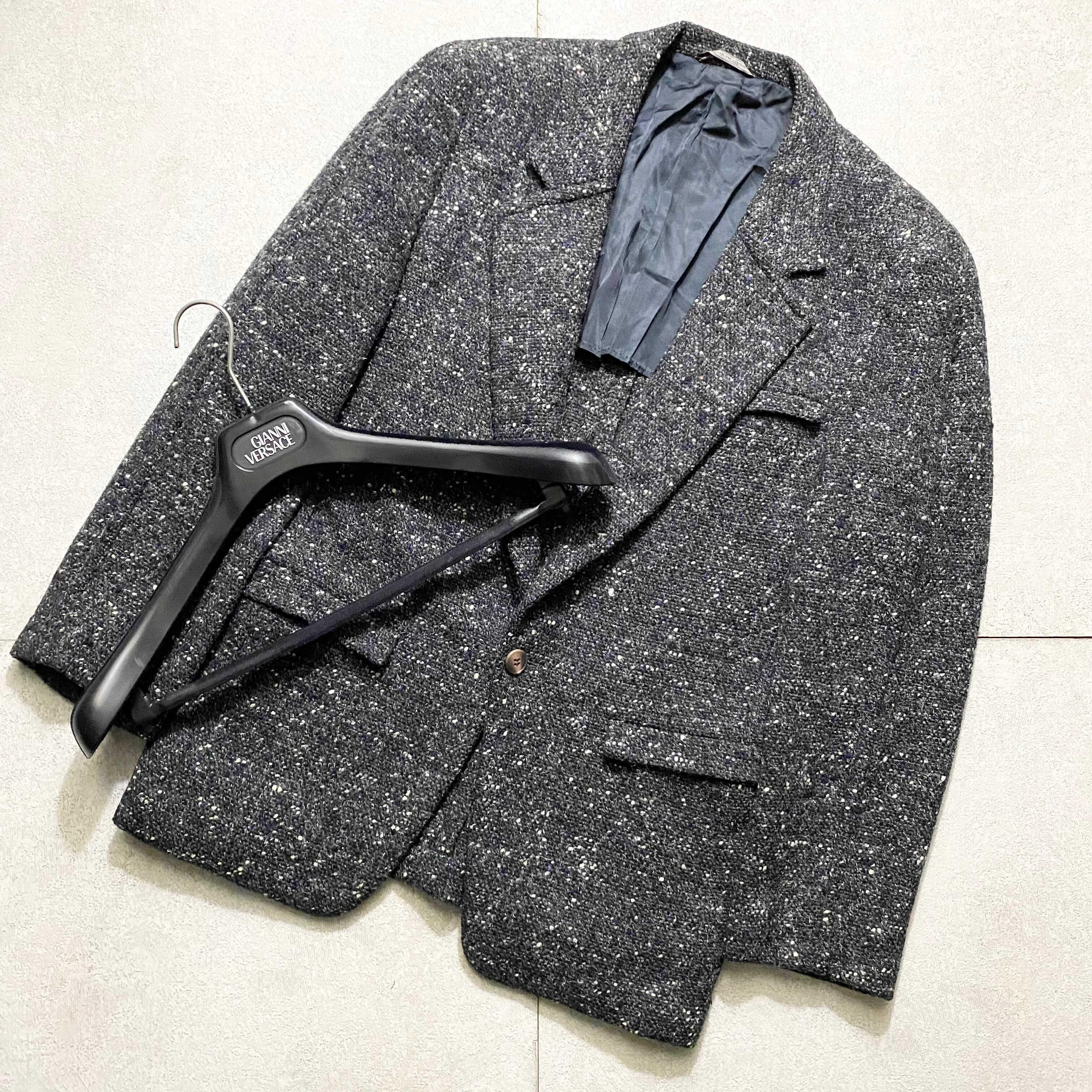vintage GIANNI VERSACE wool nep tailored jacket | NOIR ONLINE