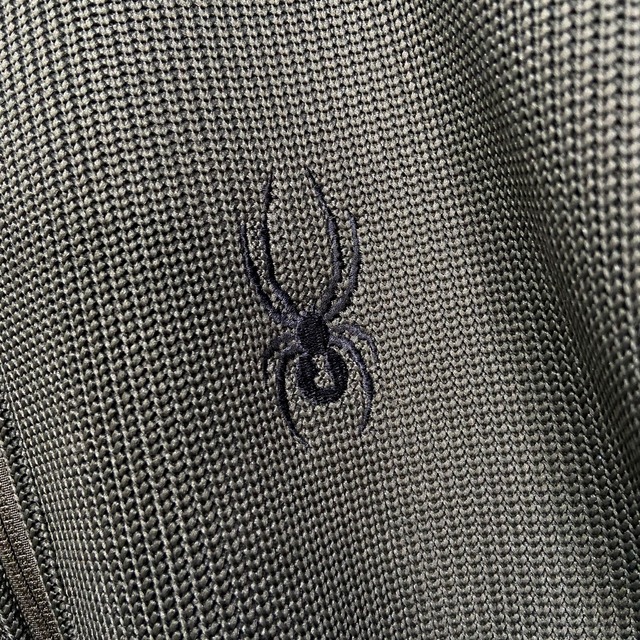 SPYDEY スパイダー　切替ニットフリースジャケット　XL グリーン　