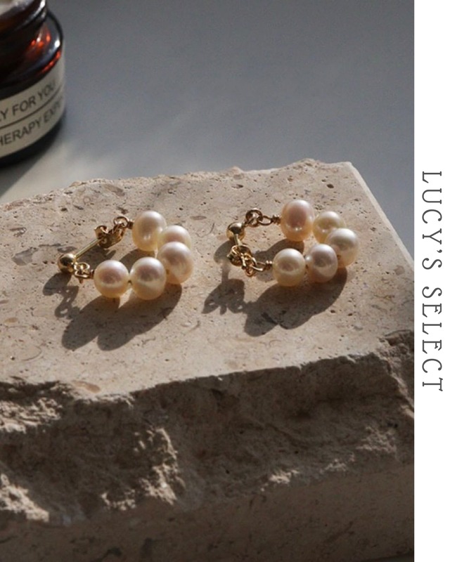 Pearl ring Pierce　A0926