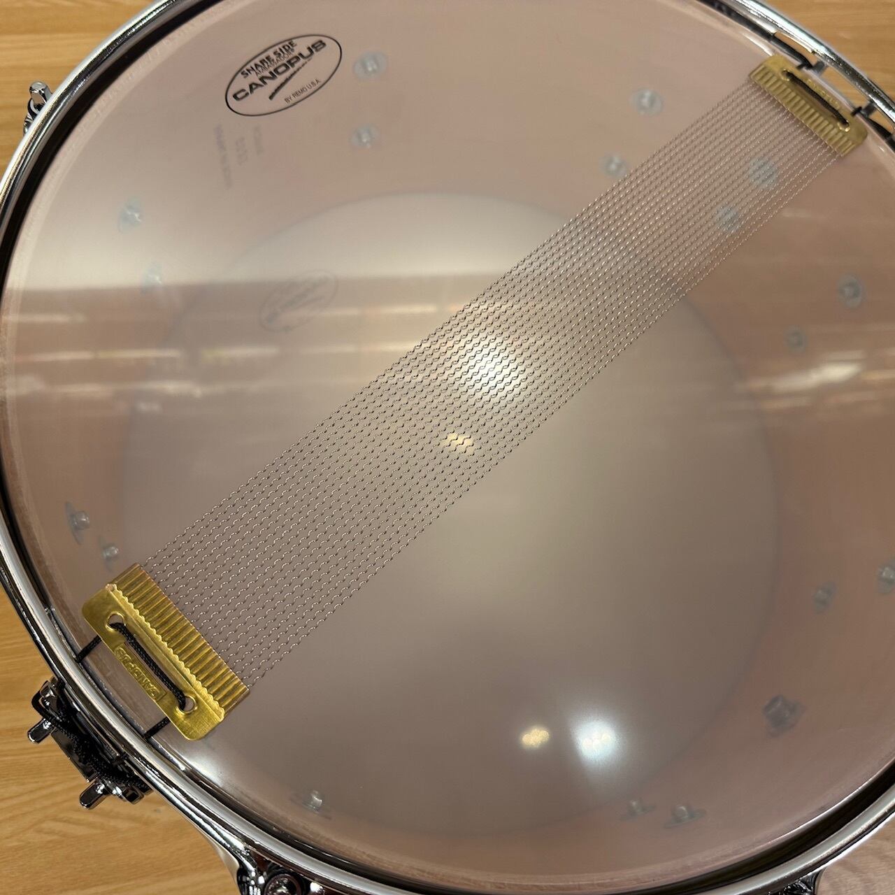CANOPUS 刃II YAIBA Birch Snare Drum 14×6.5 JSB-1465 Dark Wine Red