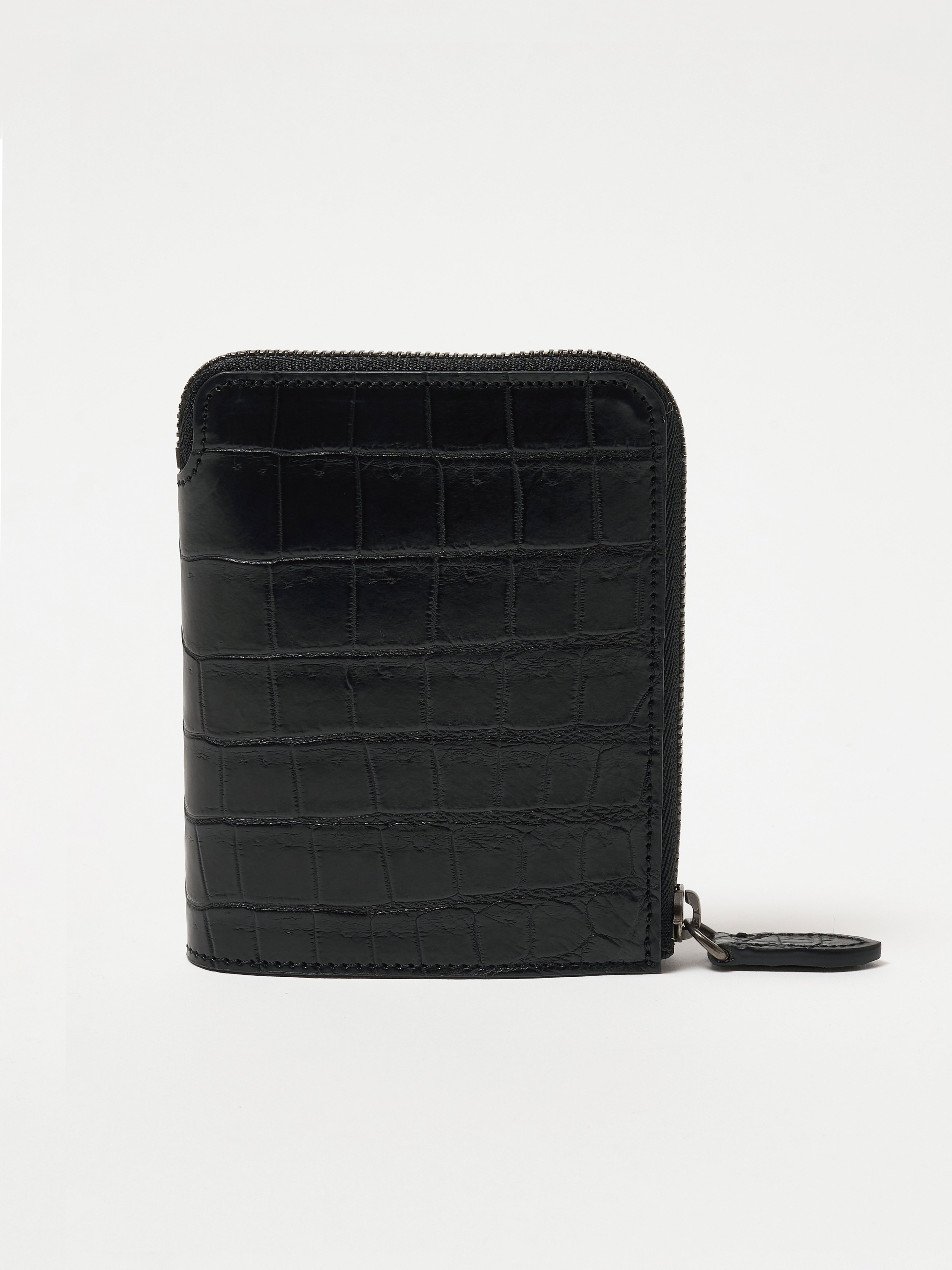 Short Wallet｜Porosus (Black x Black) | FYSKY
