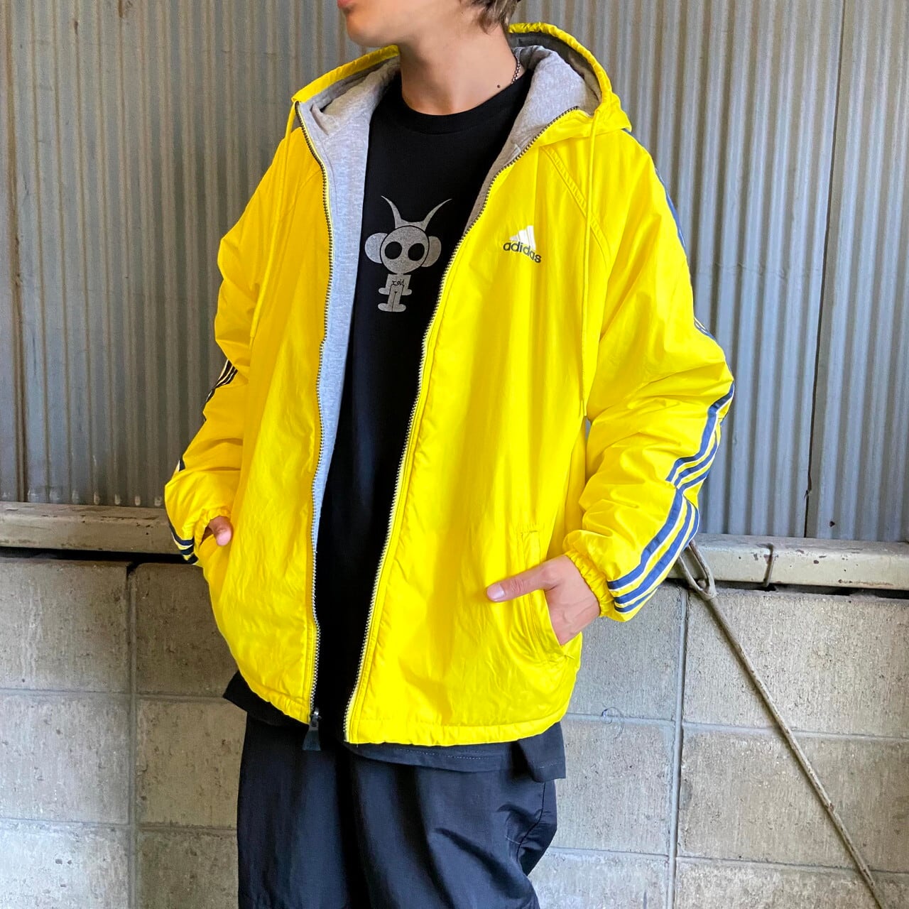 半額SALE／＼半額SALE／90s アディダス Adidas ナイロンジャケット