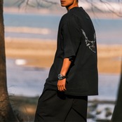 バックプロント半袖Tシャツ A4259