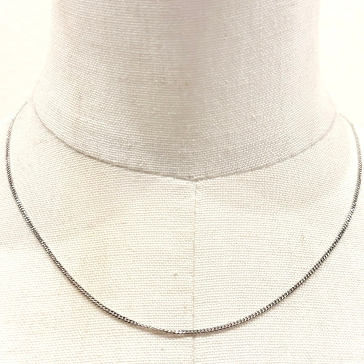 SILVER925 DOUBLE TOP NECKLACE/シルバー/ネックレス