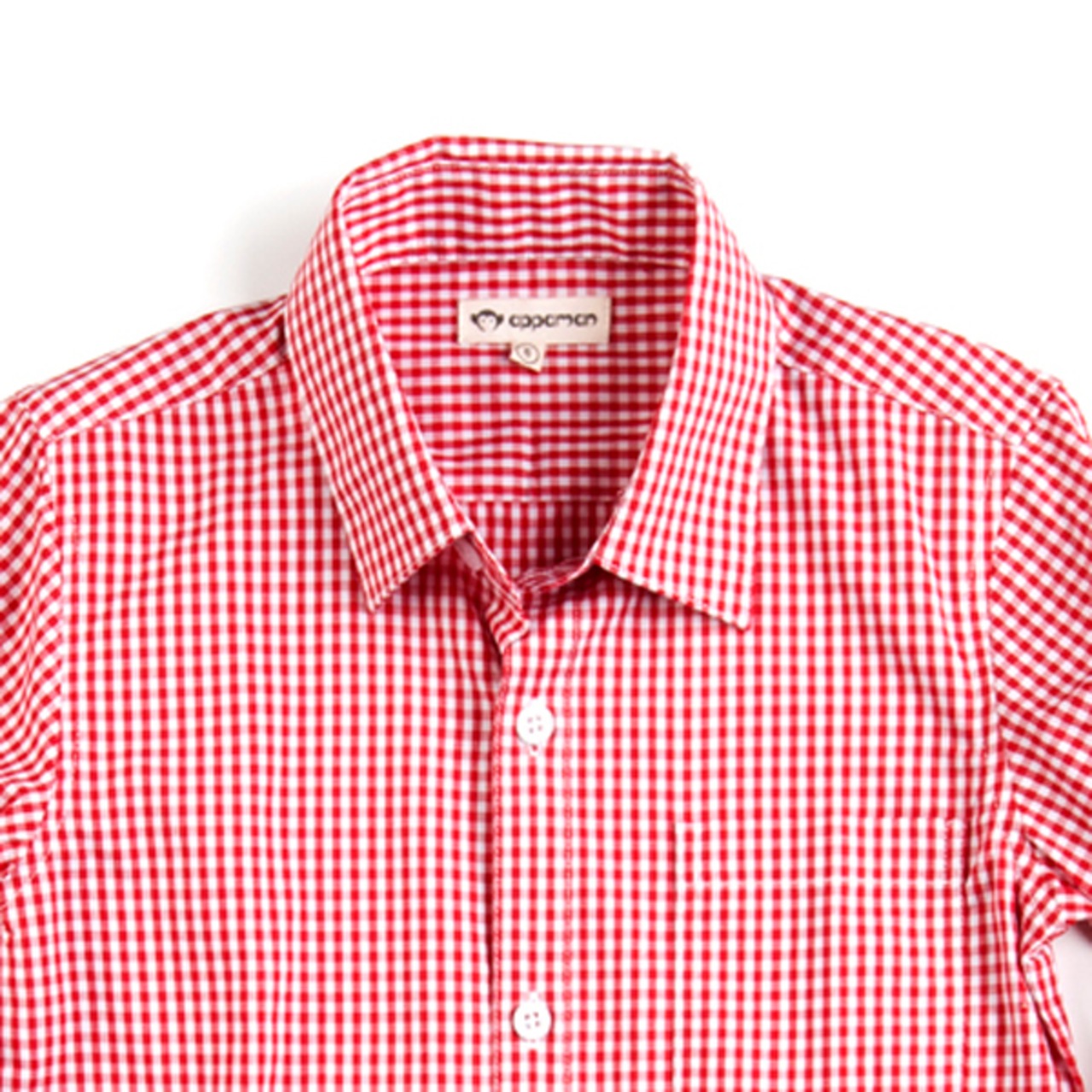 ［APPAMAN］スタンダードシャツ｜Red Gingham