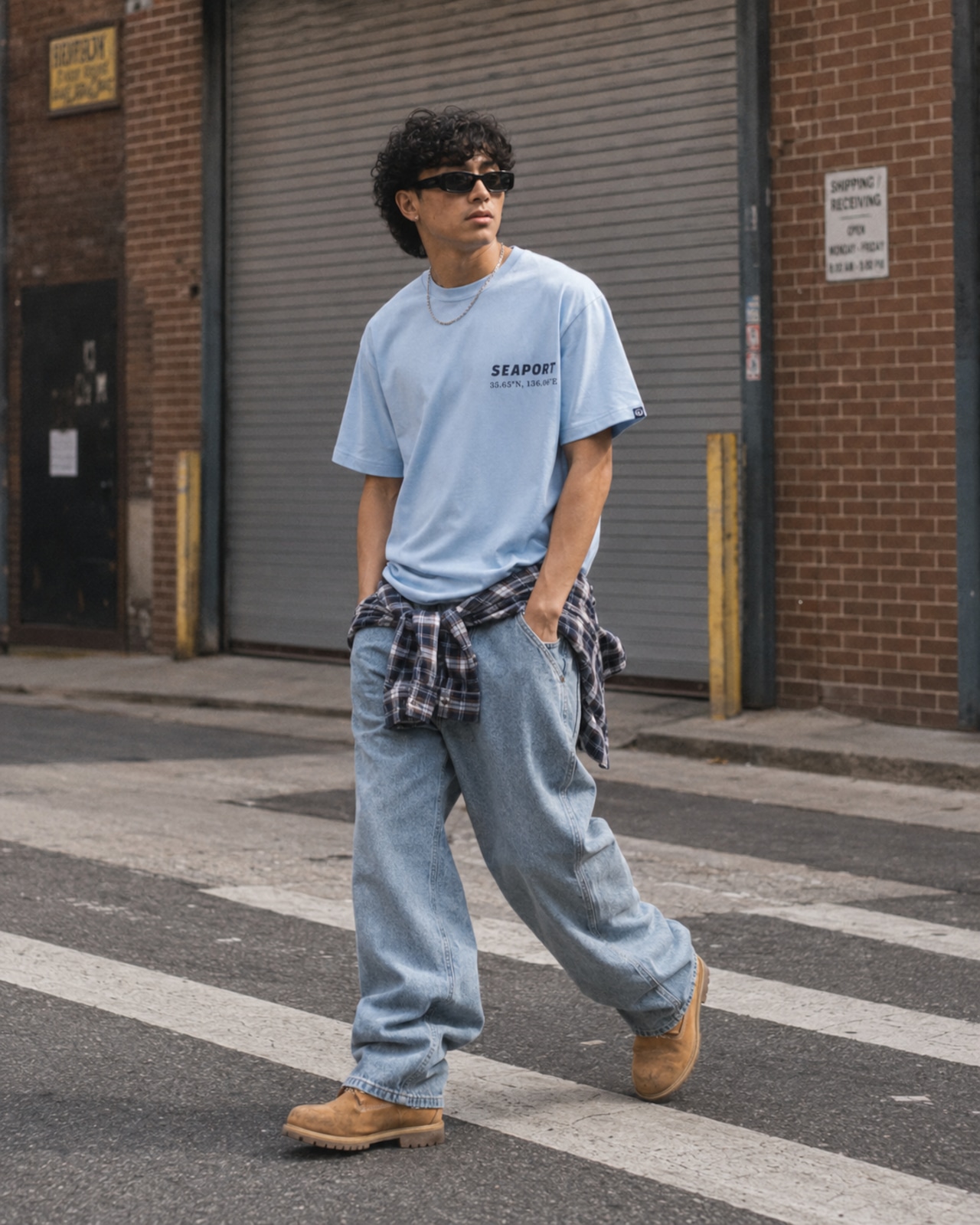 【THE ESSENTIAL LOGO TEE】HIGH TIDE(Acid Blue) 画像4