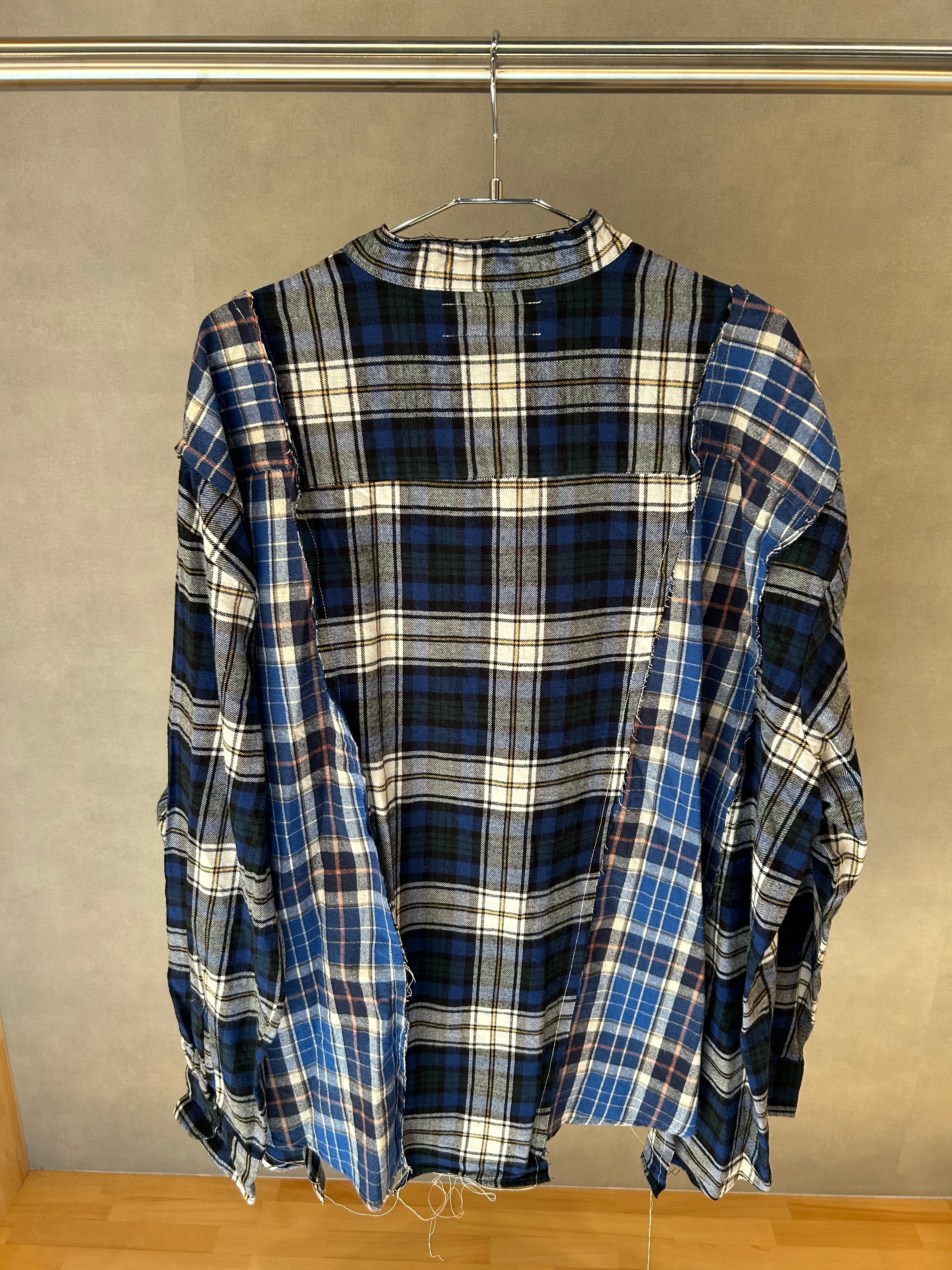 DISCOVERED ディスカバード】Docking Wide Nel Samue Shirt BLUE 1