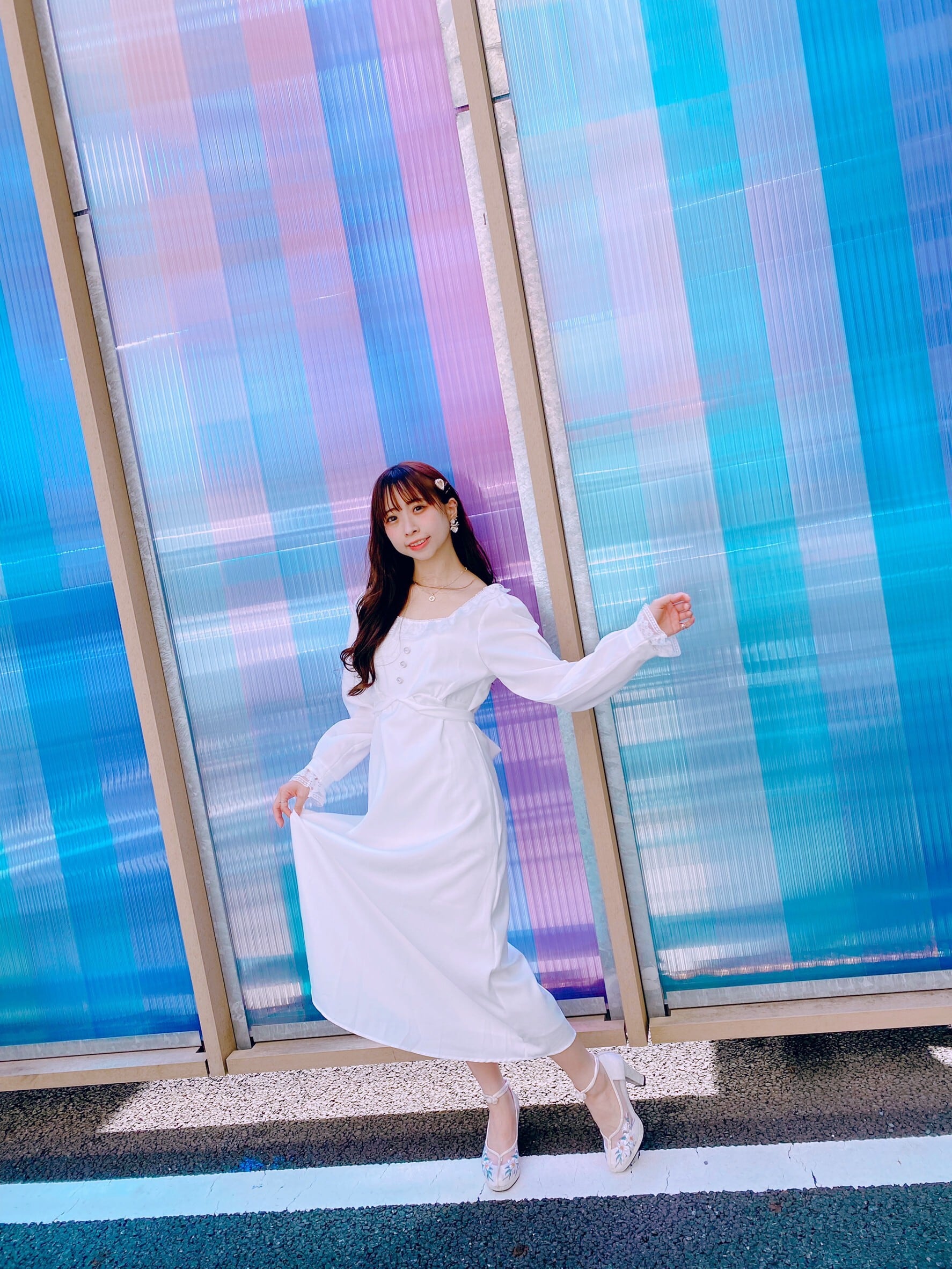 大人に近づくホワイトワンピース | cotton shellie