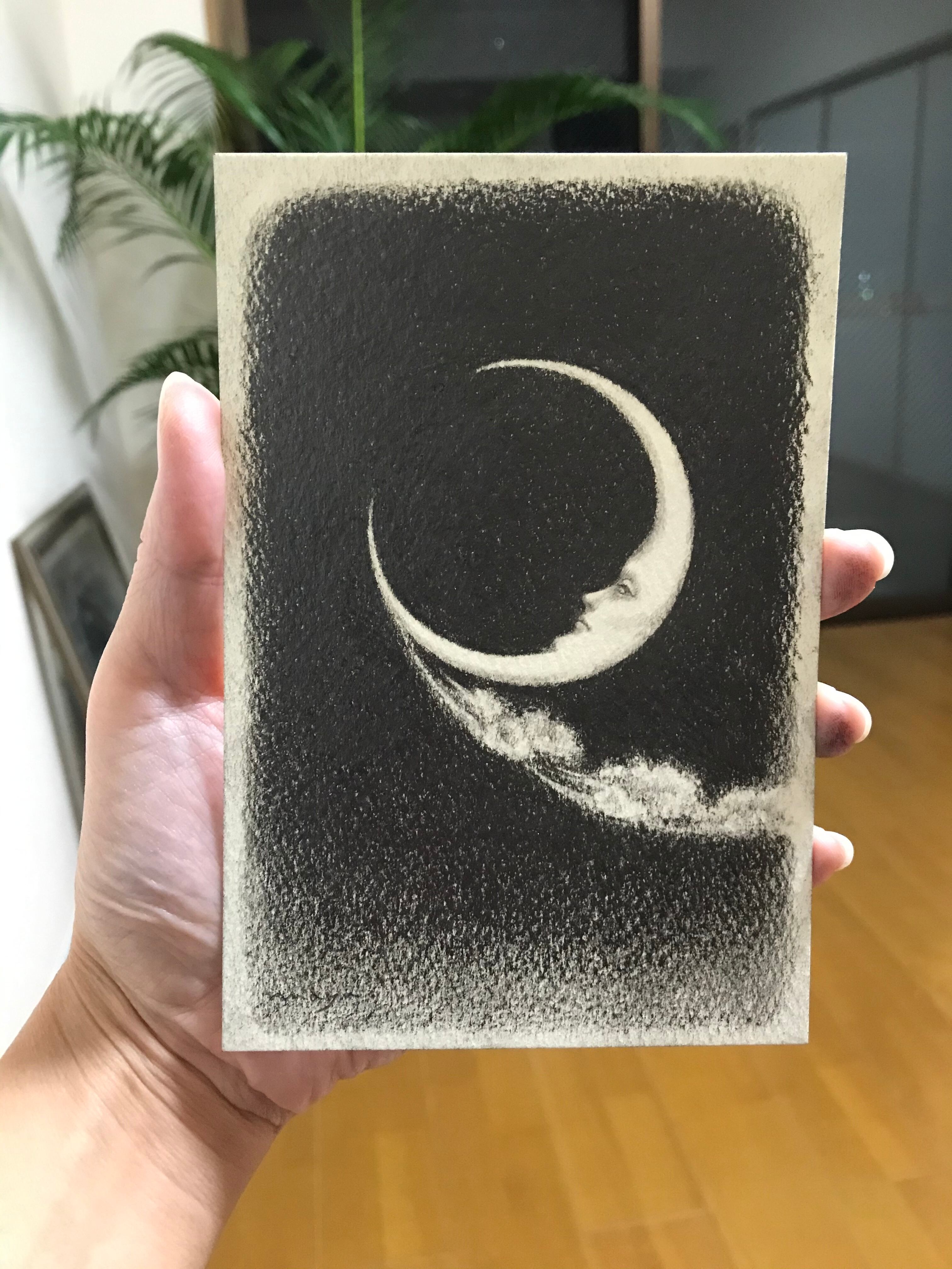 鉛筆画『月』 | Pay ID