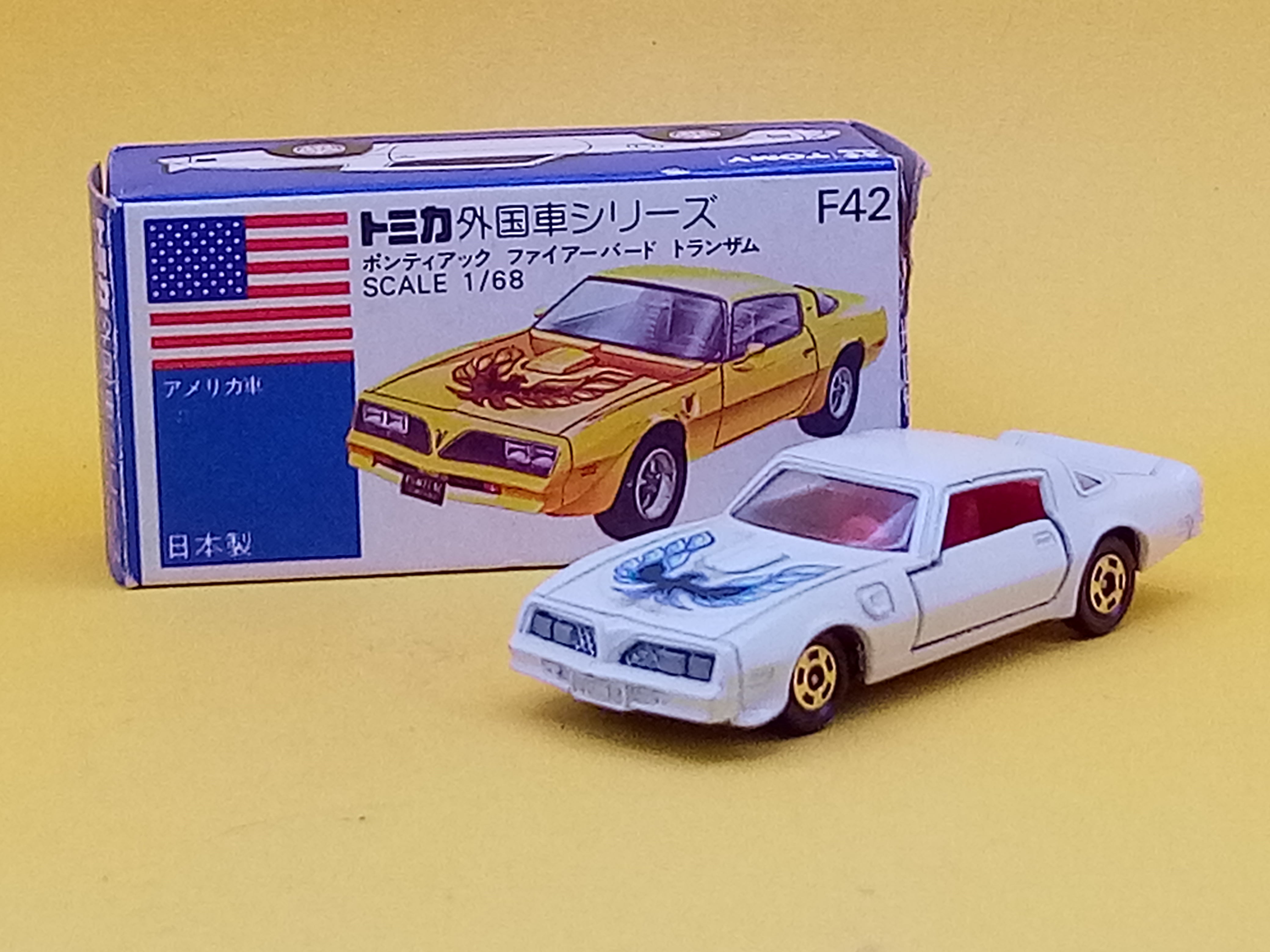 トミカ 外国車シリーズ F42 ポンティアック ファイアーバード 