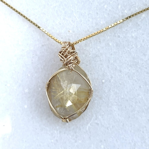 《ロイヤル・オーラ》 【王の波動をまとい、圧倒的存在感を放つ】 ルチルクォーツ20　☆Temple Codes of Egypt — 神殿に刻まれた覚醒のコード☆ワイヤージュエリー