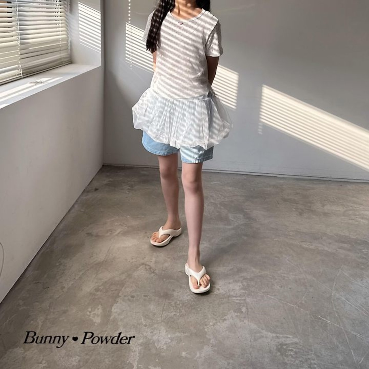 [Bunny Powder] (Planning) Shaballoon Layered Dress / [버니파우더] 기획)샤벌룬레이어드원피스