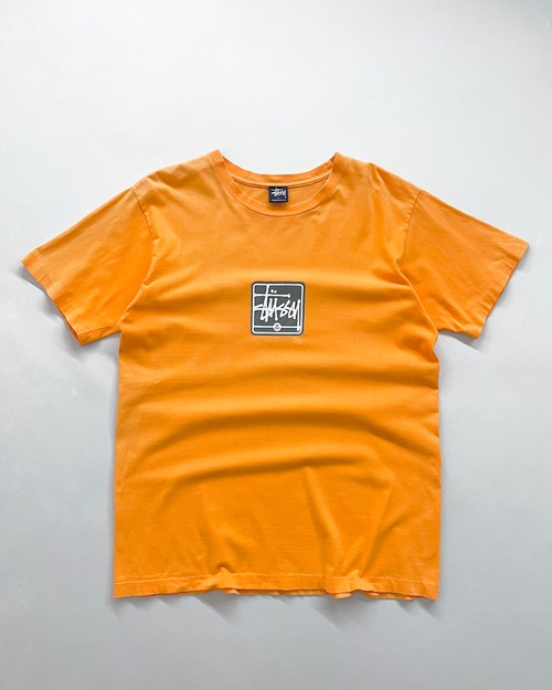 90s Old STUSSY Print Tee USA製