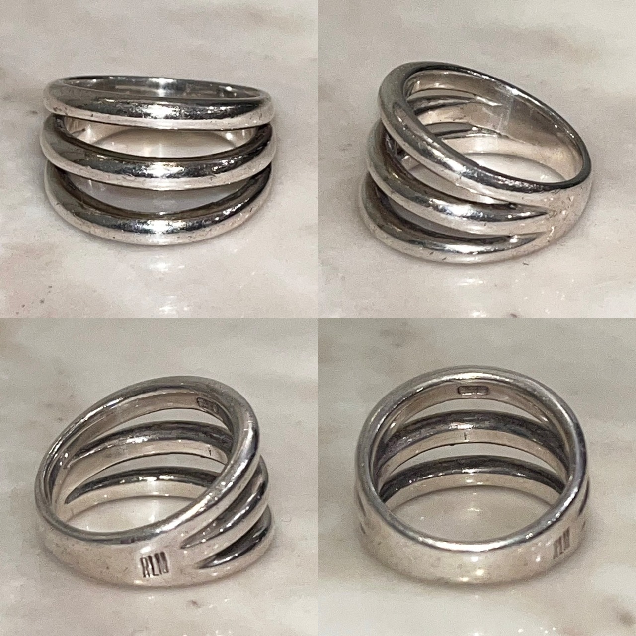 ROBERT LEE MORRIS silver open work ring