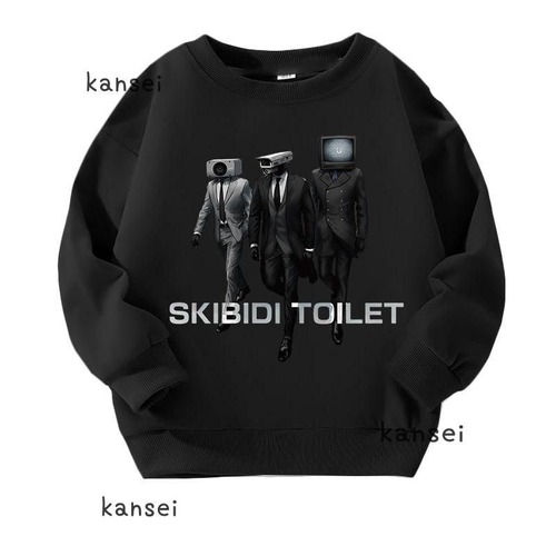 トレーナー テレビマン 長袖 スキビディトイレ Skibidi Toilet ゲーム Roblox グッズ パーカー