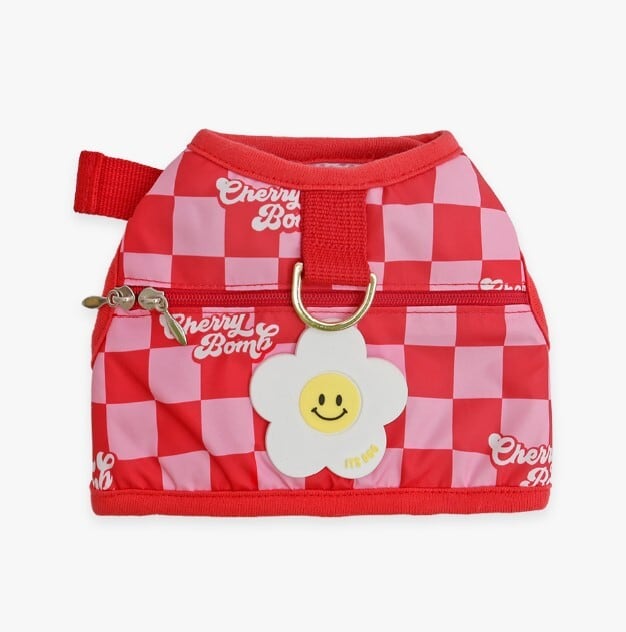 S/即納【ITS DOG】Ice Poppong Cool Harness《CherryBomb》