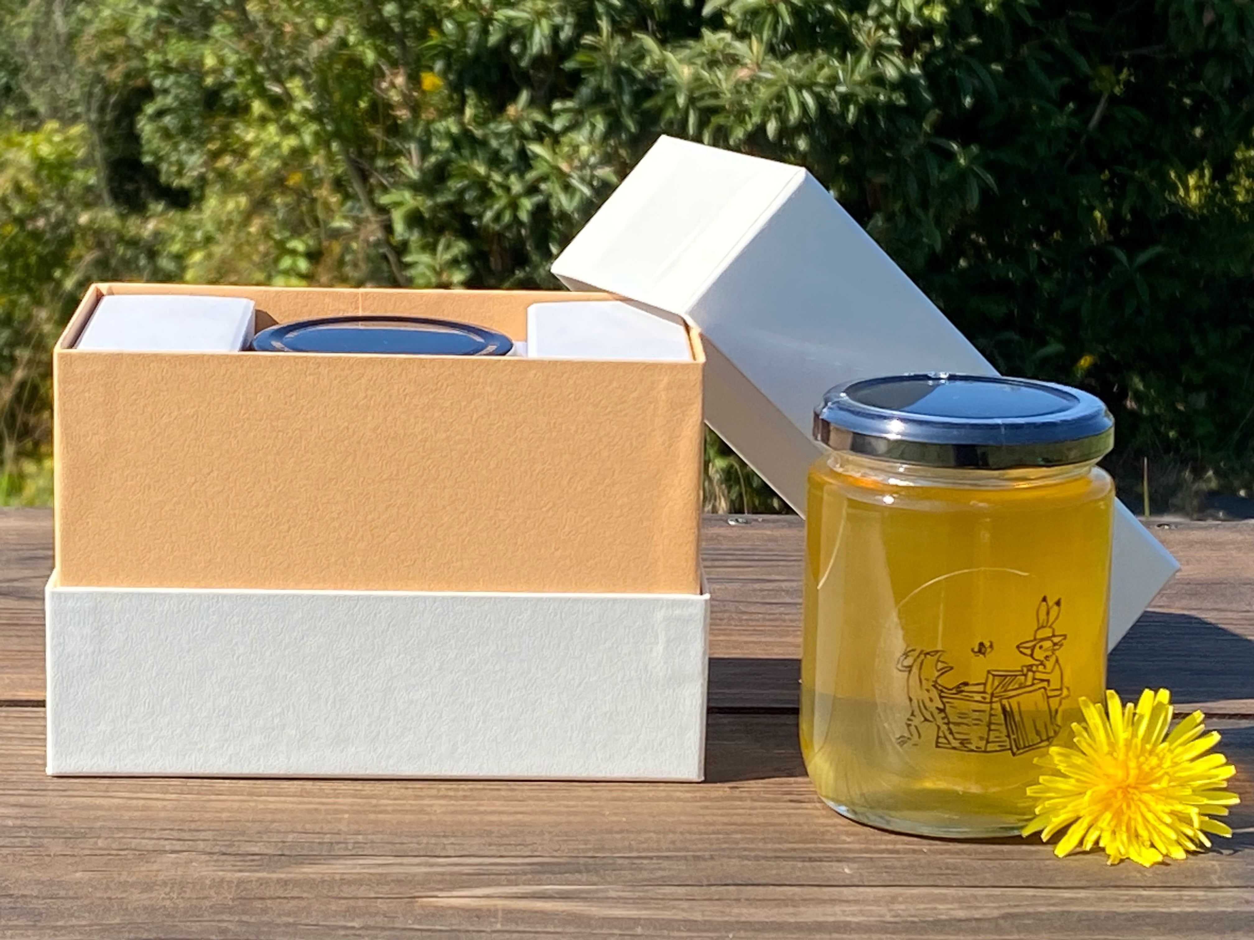 300g瓶専用 化粧箱 | うさぎ養蜂園